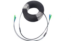 SC/APC 2core Singlemode lszh Ftth Fekete Drop Patch kábelek