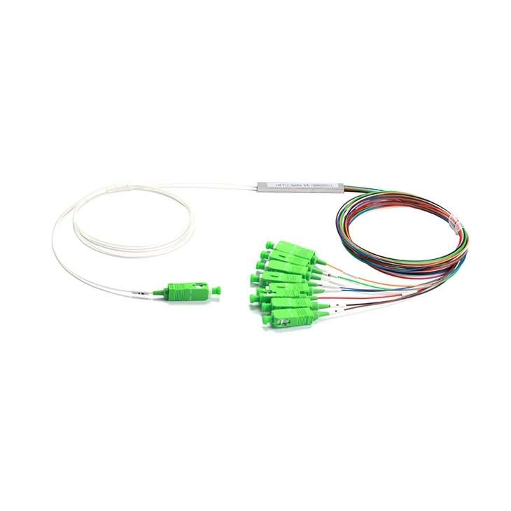 GPON PLC Optical Splitter 1x2 1x4 1x8 1x16 1x32 Single Mode Fiber Optic Splitters
